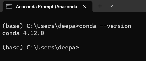 Anaconda Prompt