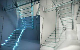 Escaleras de vidrio