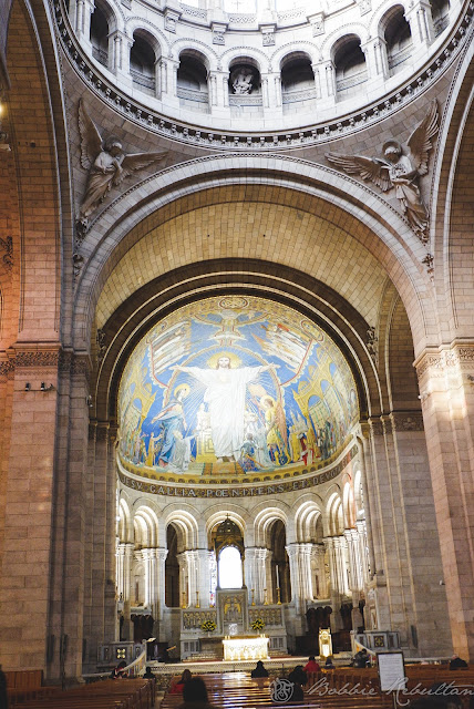 Inside the Basilique du Sacré-Cœur