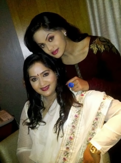 Karthika Nair with her mother Radha