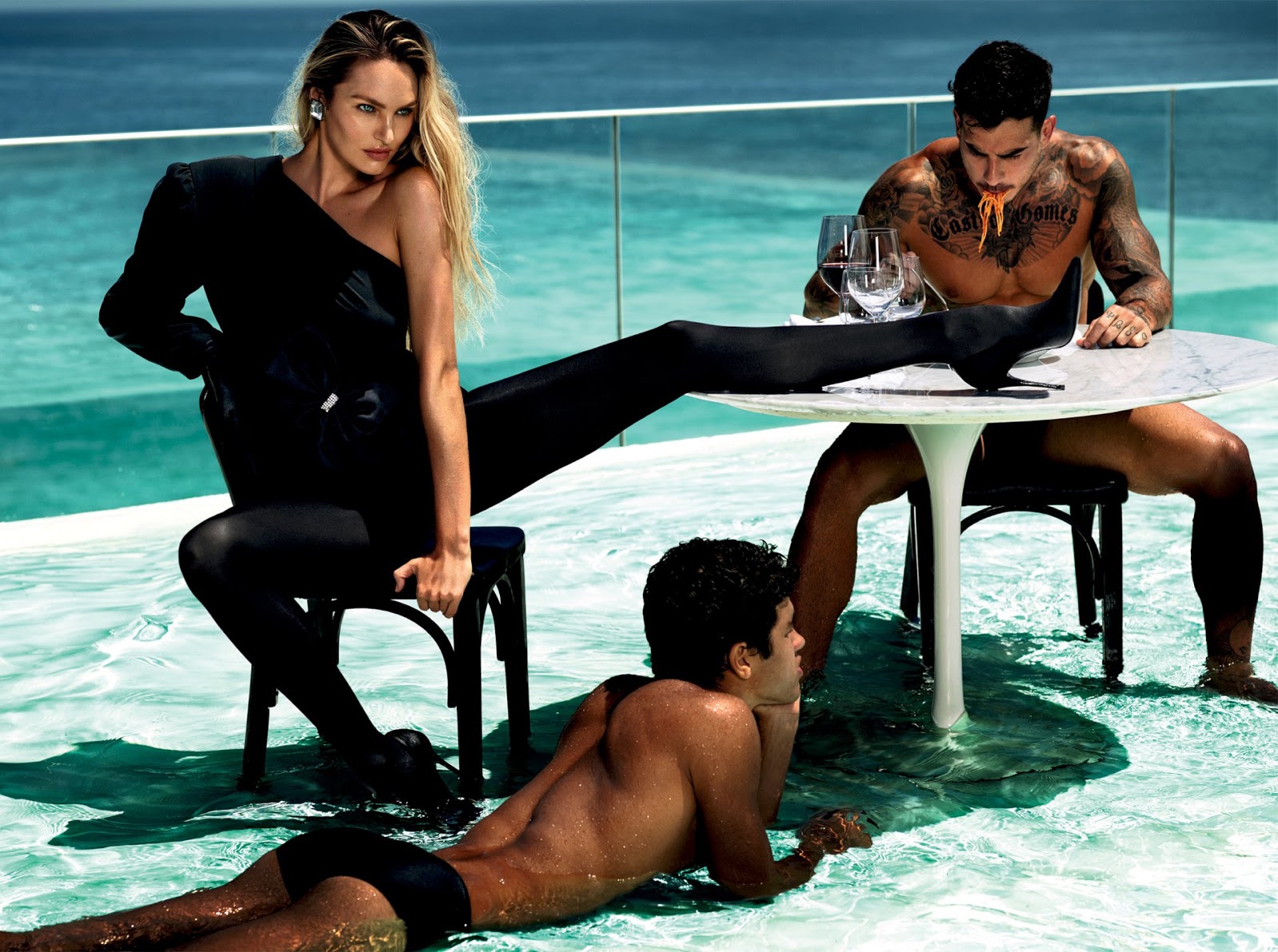 Candice Swanepoel hot model photo shoot Vogue Brazil Magazine November 2017