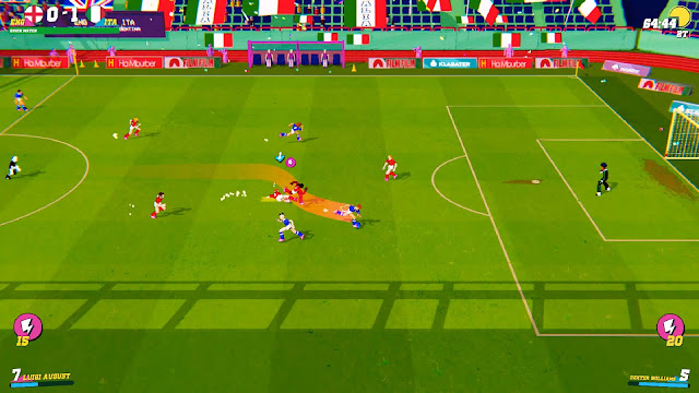 صوره من داخل  لعبه GOLAZO SOCCER LEAGUE