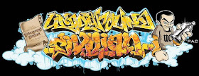 graffiti alphabet, graffiti letters, graffiti arrow