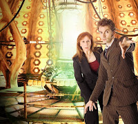 ©BBC Picture shows: (l-r) CATHERINE TATE as Donna, DAVID TENNANT as The Doctor. TX: BBC ONE Saturday 5th April 2008 WARNING: Use of this copyright image is subject to the terms of use of BBC Picturesí BBC Digital Picture Service. In particular, this image may only be published in print for editorial use during the publicity period (the weeks immediately leading up to and including the transmission week of the relevant programme or event and three review weeks following) for the purpose of publicising the programme, person or service pictured and provided the BBC and the copyright holder in the caption are credited. Any use of this image on the internet and other online communication services will require a separate prior agreement with BBC Pictures. For any other purpose whatsoever, including advertising and commercial prior written approval from the copyright holder will be required.