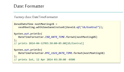 DateTimeFormatter Example in Java 8