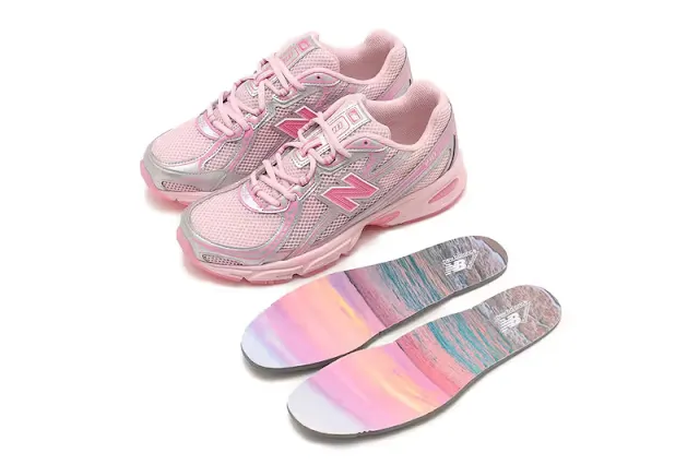 atmos Pink x New Balance 740 Inspired by Indonesia’s Pink Beach
