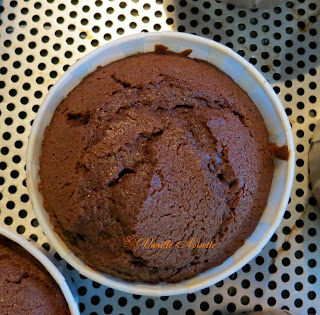 CUPCAKES GANACHE VANILLE ET CHOCOLAT cuisson