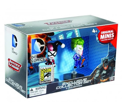 San Diego Comic-Con 2015 Exclusive DC Comics Original Minis Chrome Variant Vinyl Figure Box Set - The Joker & Harley Quinn