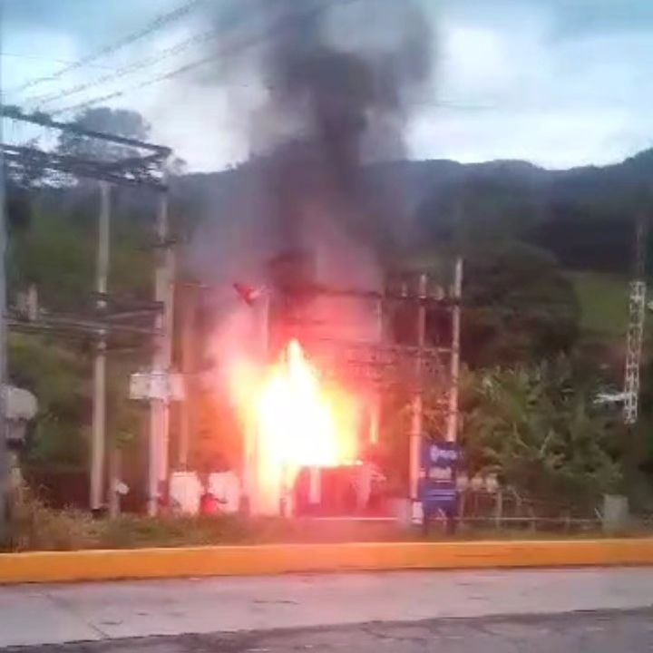 3 municipios panamericano sin electricidad por incendio en subestación eléctrica