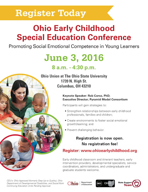 Ohio Early Childhood Special Education Conference flyer