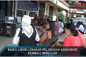 PASCA LIBUR, PELAYANAN MASYARAKAT KEMBALI RAMAI