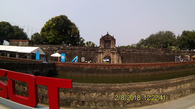 One of the restored gate in Intramuros