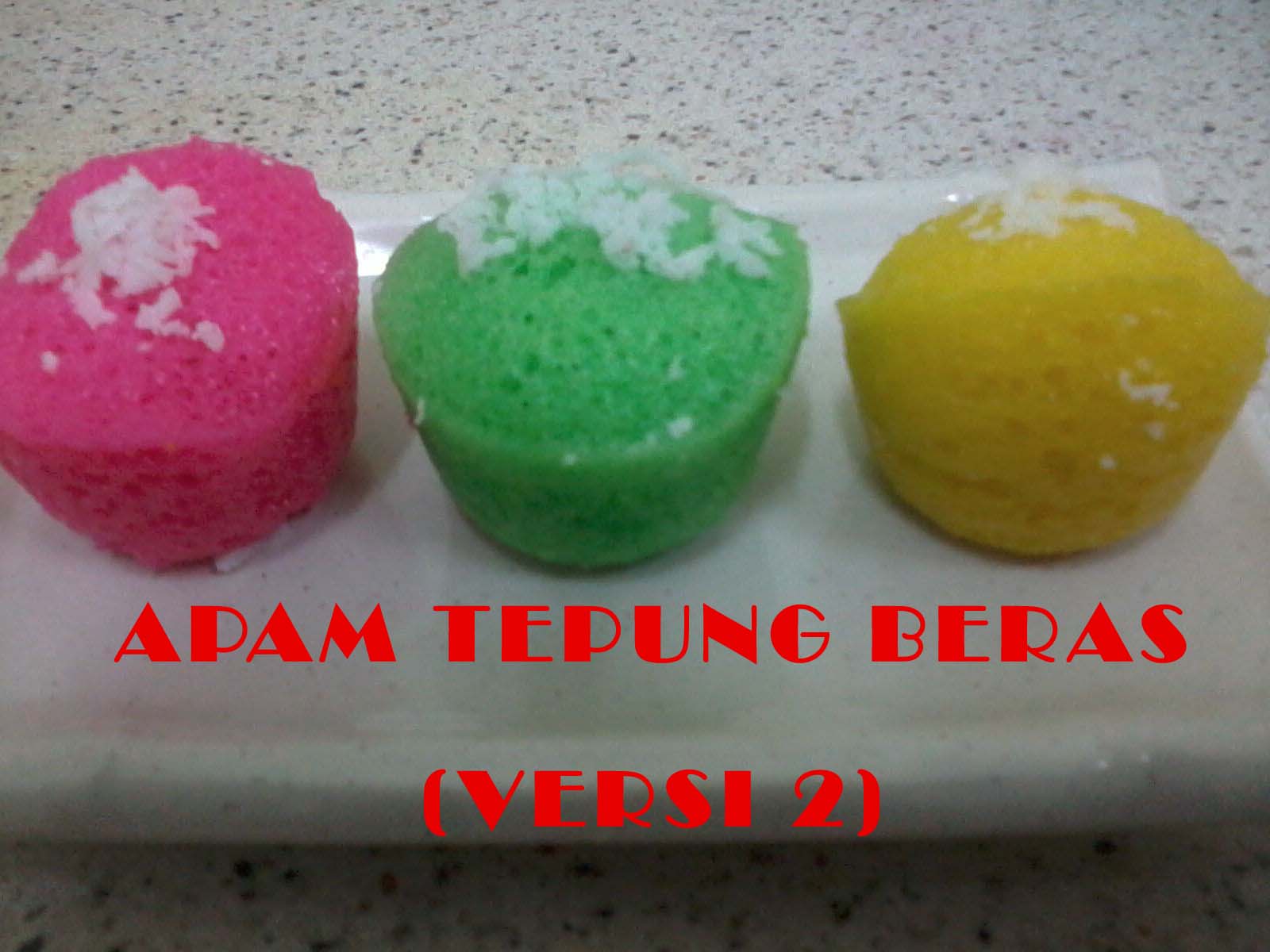 DUNIA DAPUR KAMA: APAM TEPUNG BERAS VERSI 2