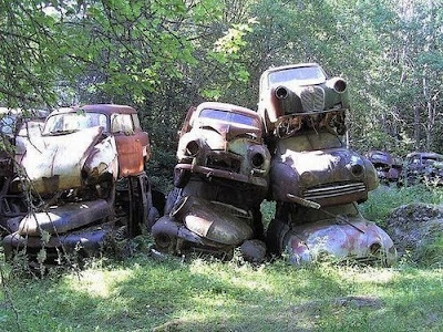 abandoned cars