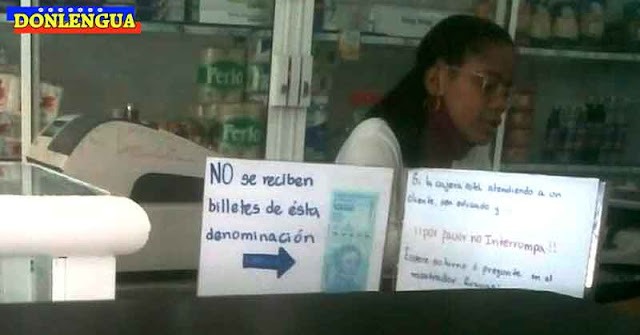 Comercios de Punto Fijo ya no aceptan el inútil billete de 10.000 bolívares