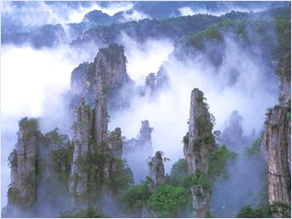Zhangjiajie National Park.