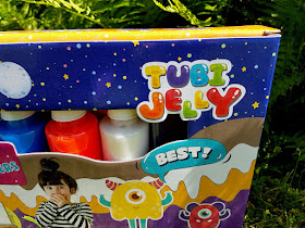 Tubi Jelly Potworki - żelowe figurki 3D - kreatywny zestaw - Tuban - kreatywnie z dzieckiem - żele i aktywator - slime - glutek - blog rodzicielski - blog parentingowy -  prezent dla dziecka