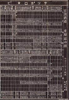 明治38年時刻表 官設鉄道 米原富山間