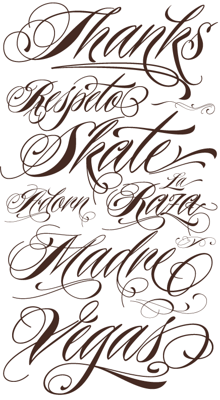 Tattoo Font Styles