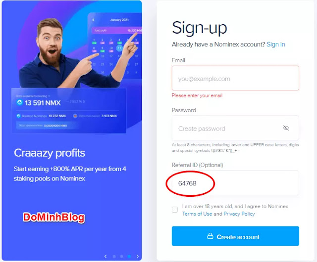 Nominex Exchange là gì? Thu nhập cực "khủng" từ Nominex | Nominex Token (NMX)