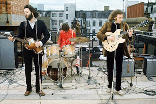 Rooftop concert Beatles