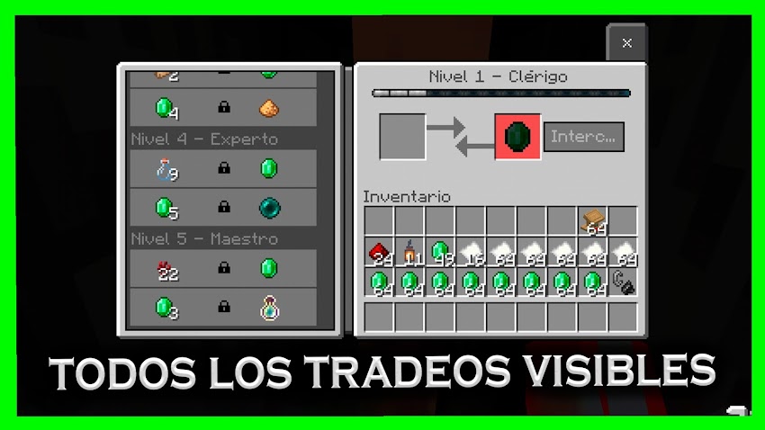 All Trades Visibles - Pack de Textura 1.17