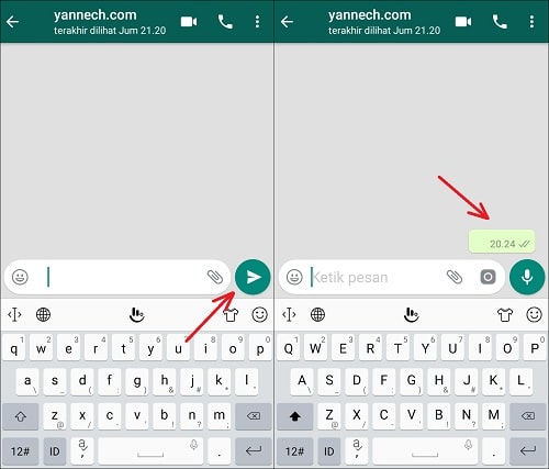 Cara Mengirim Pesan Kosong (Blank Text) di WhatsApp