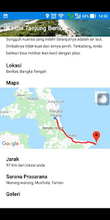 dilengkapii dengan fasilitas maps