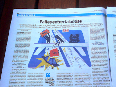 Clod illustration fait-divers le Parisien Aujourd'hui en France