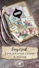 Layered Junk Journal Cover Tutorial from My Porch Prints