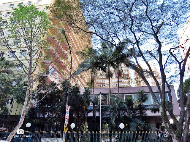 Vista de parte do Edifício Bretagne - Higienópolis - São Paulo