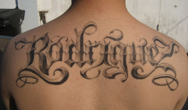 cursive tattoo fonts