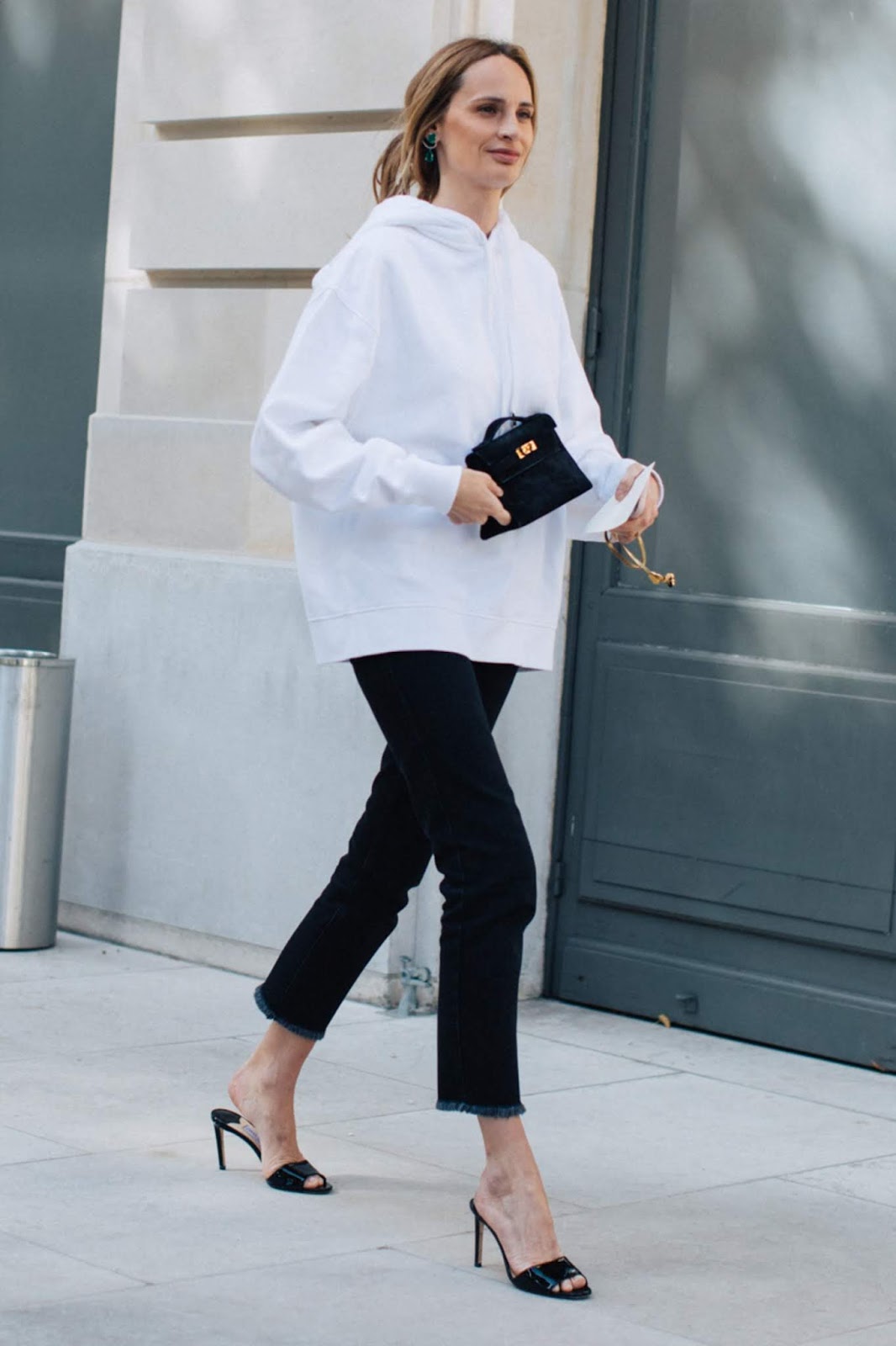The Über-Chic Way to Wear a Hoodie for Fall — Lauren Santo Domingo Street Style