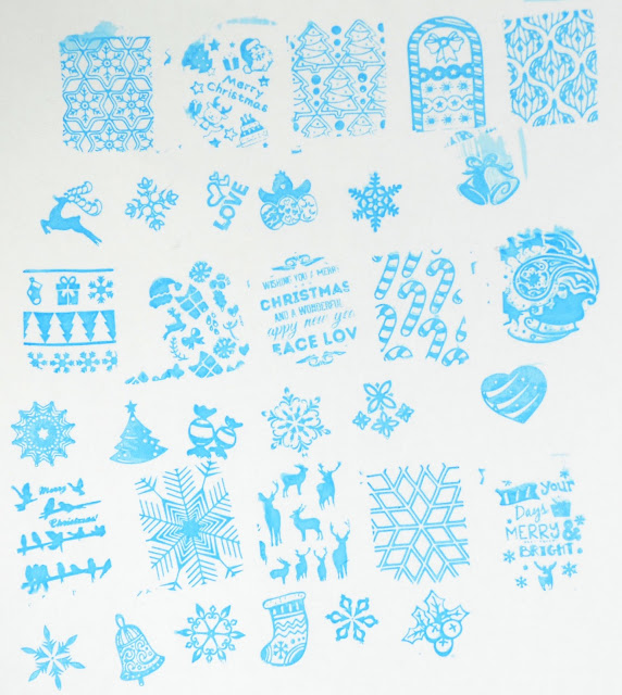 AliExpress stamping plate christmas MR-03