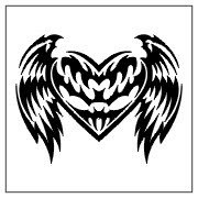 gallery picture design tribal heart tattoo 2