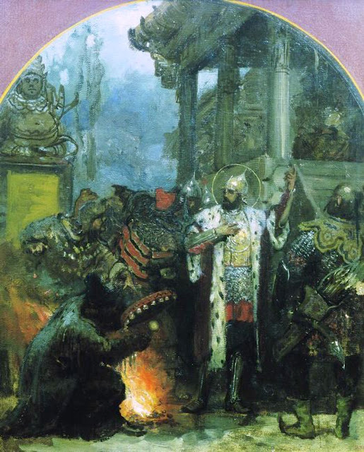 Генрих Семирадский, «Александр Невский в Орде». 1876.