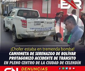 CAMIONETA DE SERENAZGO DE LA PROVINCIA DE BOLÍVAR PROTAGONIZÓ ACCIDENTE DE TRÁNSITO