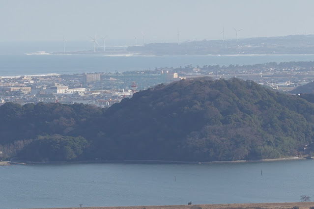 島根県安来市島田町 清水展望台(清水公園)からの眺望