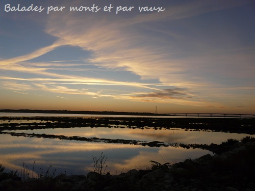 Coucher de soleil à Marennes