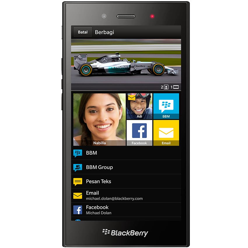 Blackberry Z3 - 8GB - Hitam