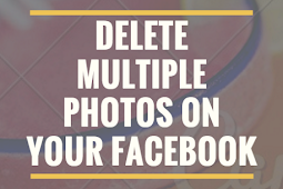 How to delete Multiple Photos on your Facebook Account