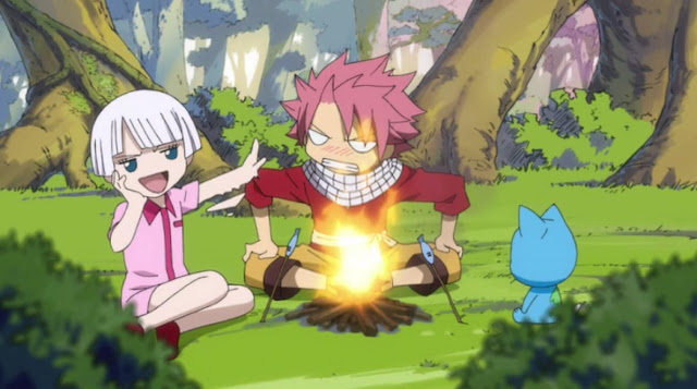 natsu and lasanna camping