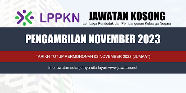 Jawatan Kosong LPPKN November 2023