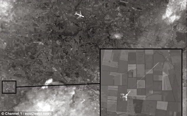 Gempar! TV Rusia Dedah Gambar Dakwa Saat MH17 Ditembak Jet Pejuang 