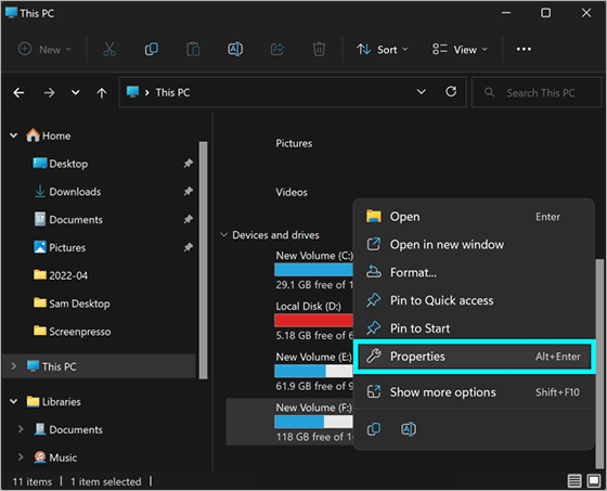 1-Disk-Properties