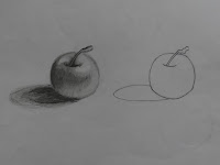 Harmony Arts Academy Drawing Classes Tuesday 13-February-2018 11 yrs Chaitrali Suhas Bhagwat Apple Object Drawing Drawing Grade Pencils