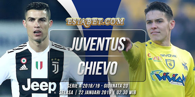 Prediksi Jitu Juventus vs Chievo 22 Januari 2019