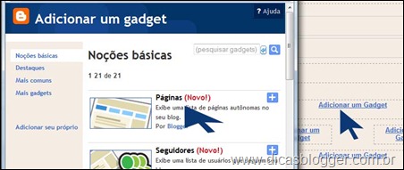 gadget páginas