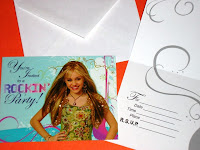 Valentines Day Teen Girl Hannah Montana Card