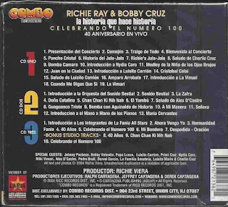 Ricardo-Ray-Bobby Cruz-La-Historia-Que-Hace-Historia-Celebrando-El-Numero-100-40th-Live-B